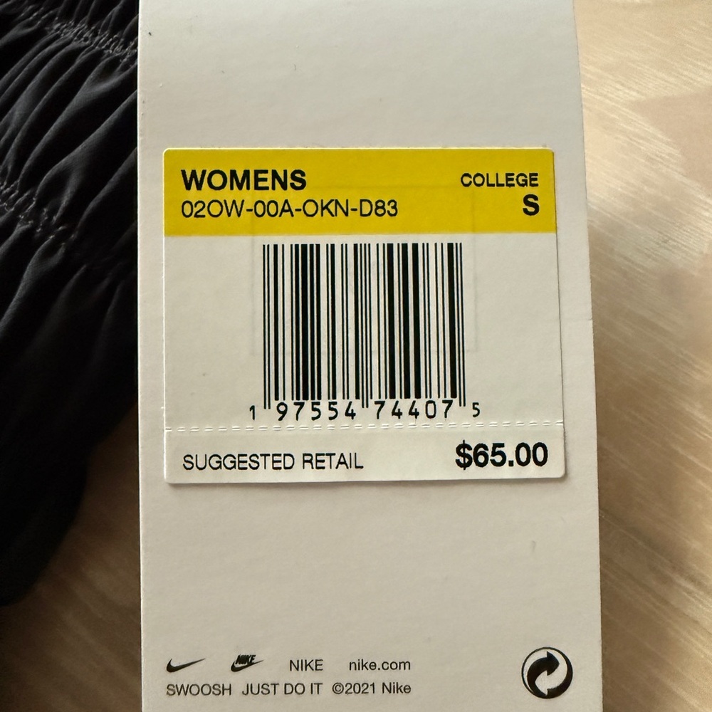 Nike Black OU Performance One DriFit High Rise Short - Picture 5 of 5